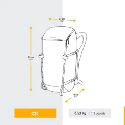 Simond Sac à Dos D'alpinisme 22 Litres - ALPINISM 22 NOIR -Camping En Plein Air Boutique sac a dos dalpinisme 22 litres alpinism 22 noir 2
