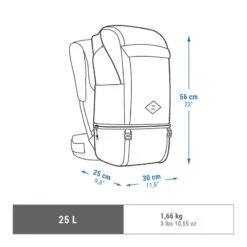 Quechua Sac à Dos De Randonnée 25L - NH Arpenaz 900 4 Quechua Sac à Dos De Randonnée 25L - NH Arpenaz 900 -Camping En Plein Air Boutique sac a dos de randonnee 25l nh arpenaz 900 2