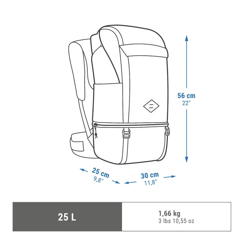 Sac à dos de randonnée 25L - NH Arpenaz 900 Quechua Sac à Dos De Randonnée 25L - NH Arpenaz 900 -Camping En Plein Air Boutique sac a dos de randonnee 25l nh arpenaz 900 2