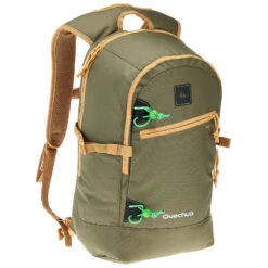 Quechua Sac à Dos E 22 CL Vert/beige, 22 Litres -Camping En Plein Air Boutique sac a dos e 22 cl vertbeige 22 litres 1