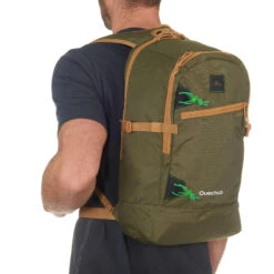 Quechua Sac à Dos E 22 CL Vert/beige, 22 Litres -Camping En Plein Air Boutique sac a dos e 22 cl vertbeige 22 litres 3