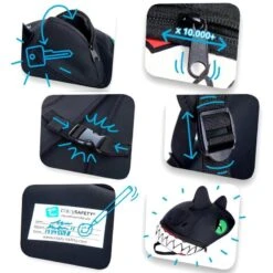 Sac à Dos Pour Enfants | Dragon Noir | Crazy Safety | Testé Et Certifié 4 Sac à Dos Pour Enfants | Dragon Noir | Crazy Safety | Testé Et Certifié -Camping En Plein Air Boutique sac a dos pour enfants dragon noir crazy safety teste et certifie 2