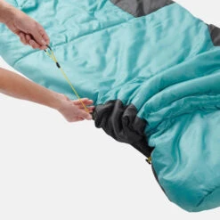 Quechua SAC DE COUCHAGE ENFANT 2 EN 1 - SLEEPIN BED JUNIOR 10°C BLEU -Camping En Plein Air Boutique sac de couchage enfant 2 en 1 sleepin bed junior 10c bleu 8