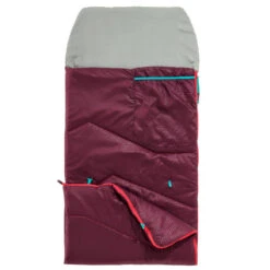 Quechua SAC DE COUCHAGE ENFANT MH100 10°C - PRUNE 6 Quechua SAC DE COUCHAGE ENFANT MH100 10°C - PRUNE -Camping En Plein Air Boutique sac de couchage enfant mh100 10c prune 4