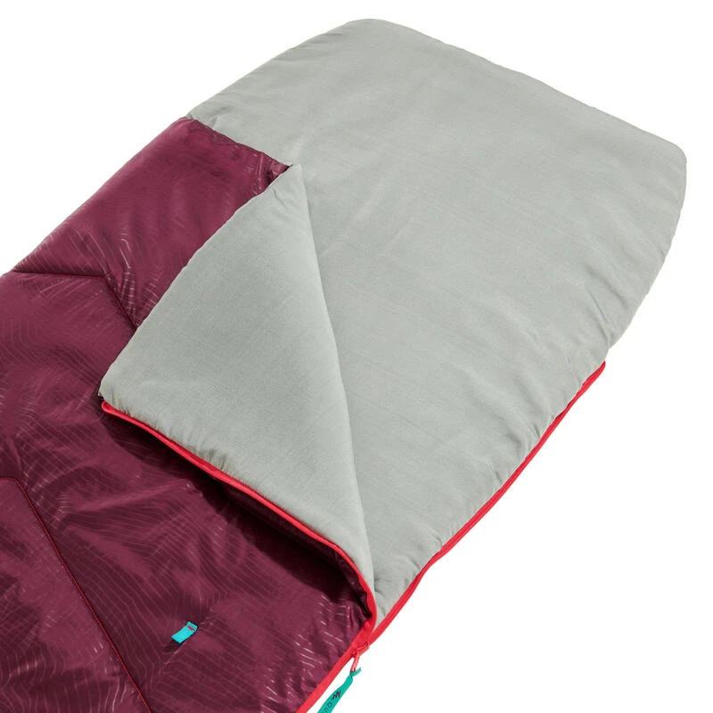 SAC DE COUCHAGE ENFANT MH100 10°C - PRUNE Quechua SAC DE COUCHAGE ENFANT MH100 10°C - PRUNE -Camping En Plein Air Boutique sac de couchage enfant mh100 10c prune 7