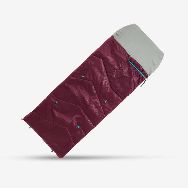 SAC DE COUCHAGE ENFANT MH100 10°C - PRUNE Quechua SAC DE COUCHAGE ENFANT MH100 10°C - PRUNE -Camping En Plein Air Boutique sac de couchage enfant mh100 10c prune