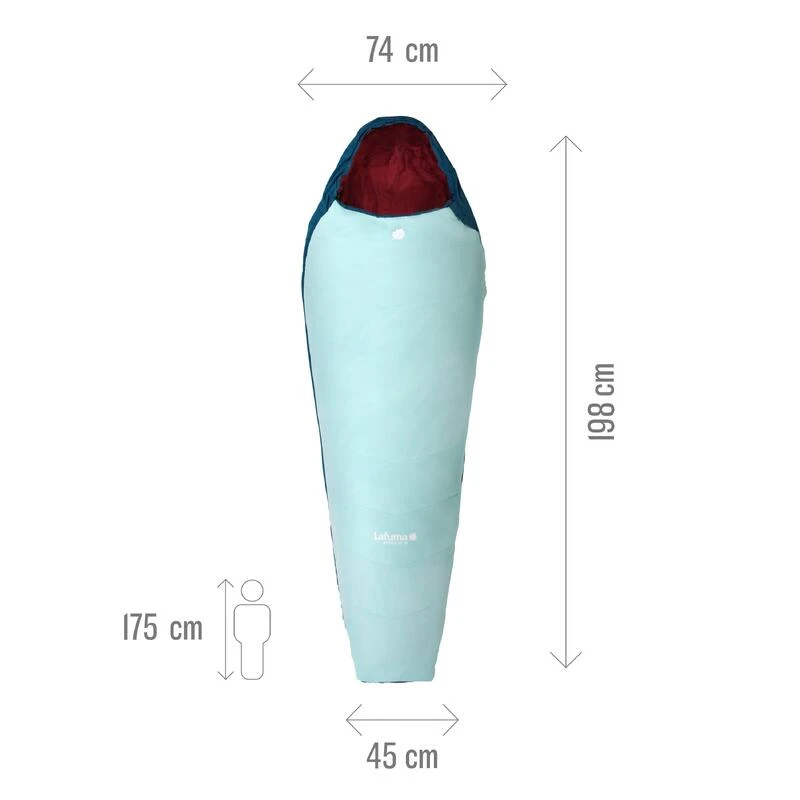 Sac de couchage Trekking Femme ACTIVE 10 Gauche Lafuma Sac De Couchage Trekking Femme ACTIVE 10 Gauche -Camping En Plein Air Boutique sac de couchage trekking femme active 10 gauche 3