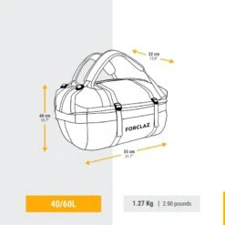 Sac De Transport De Trekking - 40 L à 60 L - DUFFEL 500 EXTEND 4 Sac De Transport De Trekking - 40 L à 60 L - DUFFEL 500 EXTEND -Camping En Plein Air Boutique sac de transport de trekking 40 l a 60 l duffel 500 extend 2
