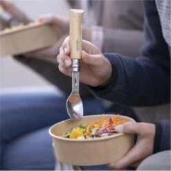 Set Complet Opinel Picnic+ - Opinel N°8 + Embouts Cuillère Et Fourchette -Camping En Plein Air Boutique set complet opinel picnic opinel n8 embouts cuillere et fourchette 3