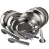 Set Couverts De Camping Et Assiette Creuse & Plate | 4 Personnes -Camping En Plein Air Boutique set couverts de camping et assiette creuse and plate 4 personnes