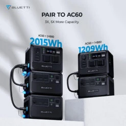Station Électrique Portable BLUETTI AC60+B80+PV120 Pour Camping 7 Station Électrique Portable BLUETTI AC60+B80+PV120 Pour Camping -Camping En Plein Air Boutique station electrique portable bluetti ac60b80pv120 pour camping 5