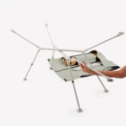 Quechua TABLE DE CAMPING COMPACTE 4/6 PERSONNES - PLATEAU BOIS - POCHE DE RANGEMENT -Camping En Plein Air Boutique table de camping compacte 46 personnes plateau bois poche de rangement 5