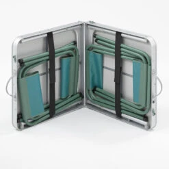 Quechua TABLE DE CAMPING PLIANTE - 4 TABOURETS - 4 À 6 PERSONNES 5 Quechua TABLE DE CAMPING PLIANTE - 4 TABOURETS - 4 À 6 PERSONNES -Camping En Plein Air Boutique table de camping pliante 4 tabourets 4 a 6 personnes 3