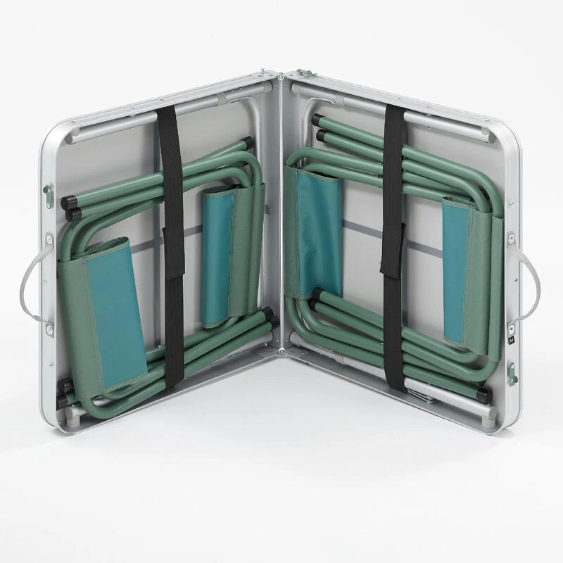 TABLE DE CAMPING PLIANTE - 4 TABOURETS - 4 À 6 PERSONNES Quechua TABLE DE CAMPING PLIANTE - 4 TABOURETS - 4 À 6 PERSONNES -Camping En Plein Air Boutique table de camping pliante 4 tabourets 4 a 6 personnes 3