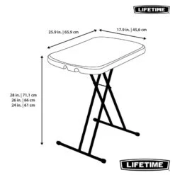 Table Individuelle Ajustable En Hauteur LIFETIME #80251 -Camping En Plein Air Boutique table individuelle ajustable en hauteur lifetime 80251 6