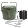 Tasse Thermique Mousqueton, Batterie De Cuisine Et Couverts De Camping Set 2 Tasse Thermique Mousqueton, Batterie De Cuisine Et Couverts De Camping Set -Camping En Plein Air Boutique tasse thermique mousqueton batterie de cuisine et couverts de camping set