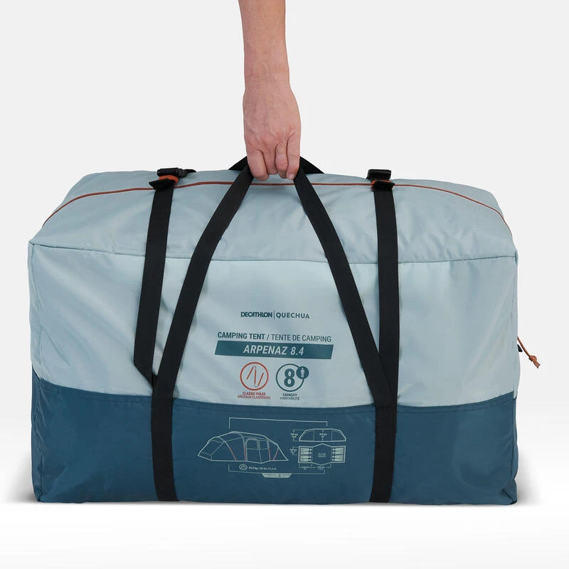 Tente à arceaux de camping - Arpenaz 8.4 - 8 Personnes - 4 Chambres Quechua Tente à Arceaux De Camping - Arpenaz 8.4 - 8 Personnes - 4 Chambres -Camping En Plein Air Boutique tente a arceaux de camping arpenaz 84 8 personnes 4 chambres 3