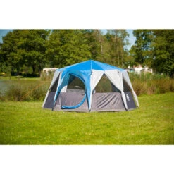 Tente Coleman Octagon 8 (Bleue) -Camping En Plein Air Boutique tente coleman octagon 8 bleue 4