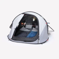 Quechua Tente De Camping - 2 SECONDS - 2 Places - Fresh & Black 5 Quechua Tente De Camping - 2 SECONDS - 2 Places - Fresh & Black -Camping En Plein Air Boutique tente de camping 2 seconds 2 places fresh and black 3