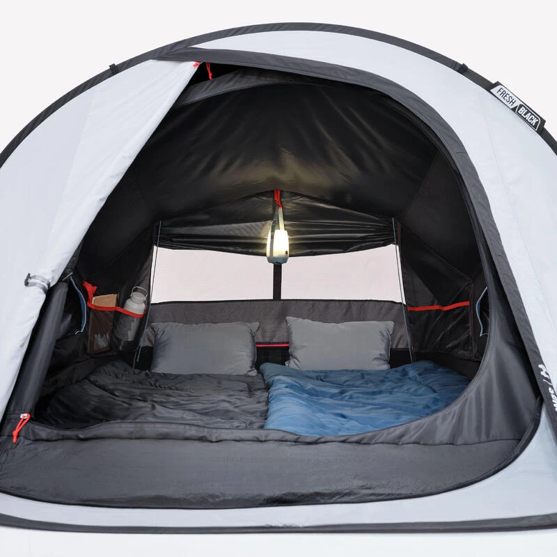 Tente de camping - 2 SECONDS - 2 places - Fresh & Black Quechua Tente De Camping - 2 SECONDS - 2 Places - Fresh & Black -Camping En Plein Air Boutique tente de camping 2 seconds 2 places fresh and black 5