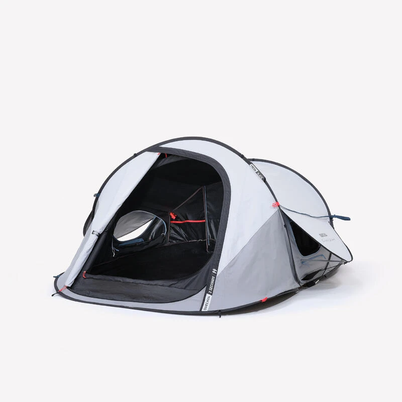 Tente de camping - 2 SECONDS - 2 places - Fresh & Black Quechua Tente De Camping - 2 SECONDS - 2 Places - Fresh & Black -Camping En Plein Air Boutique tente de camping 2 seconds 2 places fresh and black