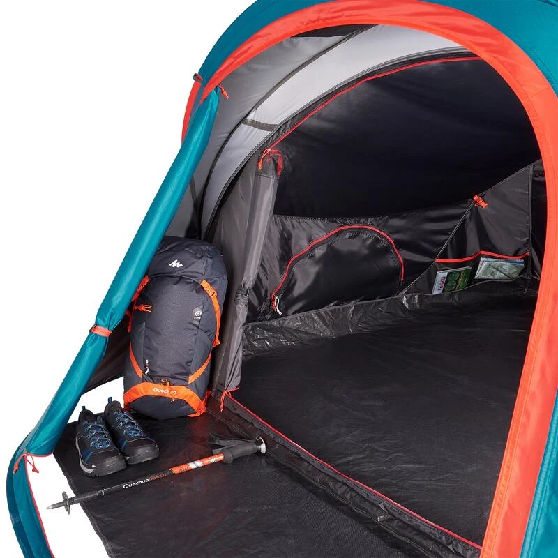 Tente de camping - 2 SECONDS XL - 3 places - Fresh & Black Quechua Tente De Camping - 2 SECONDS XL - 3 Places - Fresh & Black -Camping En Plein Air Boutique tente de camping 2 seconds xl 3 places fresh and black 8