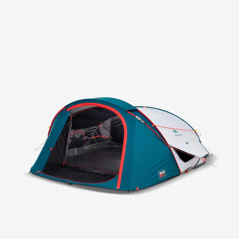 Tente de camping - 2 SECONDS XL - 3 places - Fresh & Black Quechua Tente De Camping - 2 SECONDS XL - 3 Places - Fresh & Black -Camping En Plein Air Boutique tente de camping 2 seconds xl 3 places fresh and black