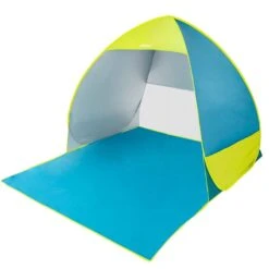 Tente De Plage Pop Up Bleue Et Verte Aktive Beach