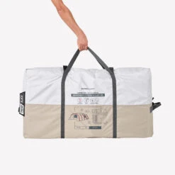 Quechua Tente Gonflable De Camping - Air Seconds 6.3 XXL F&B - 6 Personnes - 3 Chambres -Camping En Plein Air Boutique tente gonflable de camping air seconds 63 xxl f and b 6 personnes 3 chambres 2