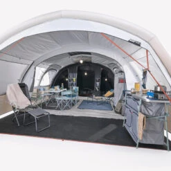 Quechua Tente Gonflable De Camping - Air Seconds 6.3 XXL F&B - 6 Personnes - 3 Chambres -Camping En Plein Air Boutique tente gonflable de camping air seconds 63 xxl f and b 6 personnes 3 chambres 3