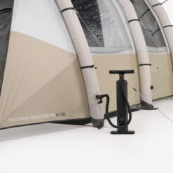 Quechua Tente Gonflable De Camping - Air Seconds 6.3 XXL F&B - 6 Personnes - 3 Chambres -Camping En Plein Air Boutique tente gonflable de camping air seconds 63 xxl f and b 6 personnes 3 chambres 4