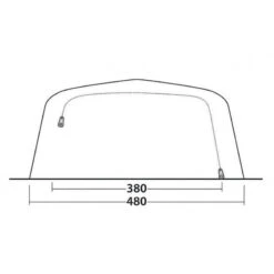 Tente Gonflable Outwell Jacksondale 7PA -Camping En Plein Air Boutique tente gonflable outwell jacksondale 7pa 4