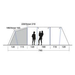 Tente Gonflable Outwell Knightdale 8PA -Camping En Plein Air Boutique tente gonflable outwell knightdale 8pa 3