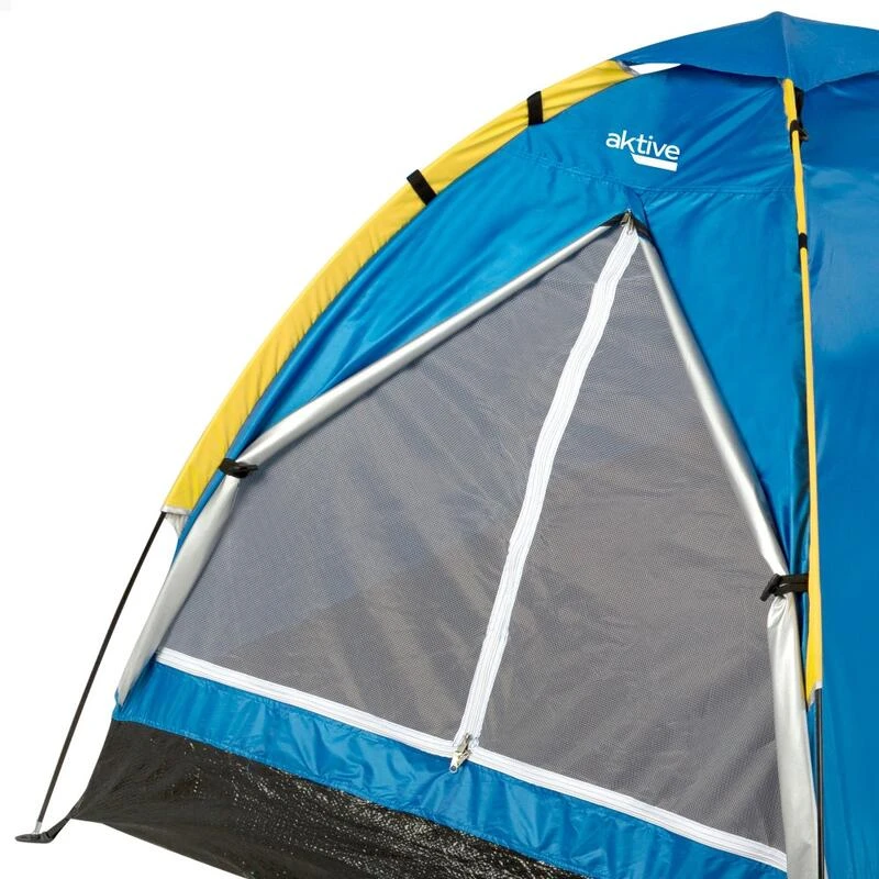 Tente pour 2 personnes 200x120x100 cm couleur bleue Aktive Tente Pour 2 Personnes 200x120x100 Cm Couleur Bleue -Camping En Plein Air Boutique tente pour 2 personnes 200x120x100 cm couleur bleue 1