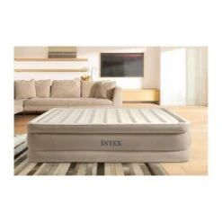 Intex Ultra Plush Queen Airbed - Lit Gonflable - 203x152x46cm - Compris Accessoires -Camping En Plein Air Boutique ultra plush queen airbed lit gonflable 203x152x46cm compris accessoires 3